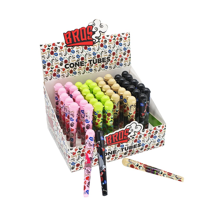 Bros Stożkowe plastikowe tuby opakowaniowe